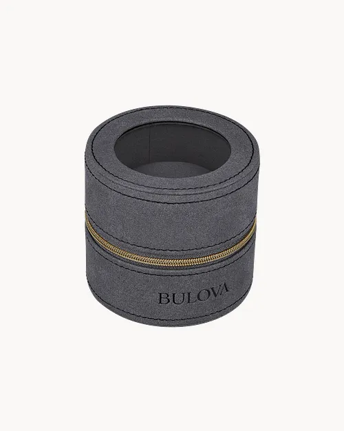 Dial Bulova Watch Roll Travel Case 9D728 Bulova