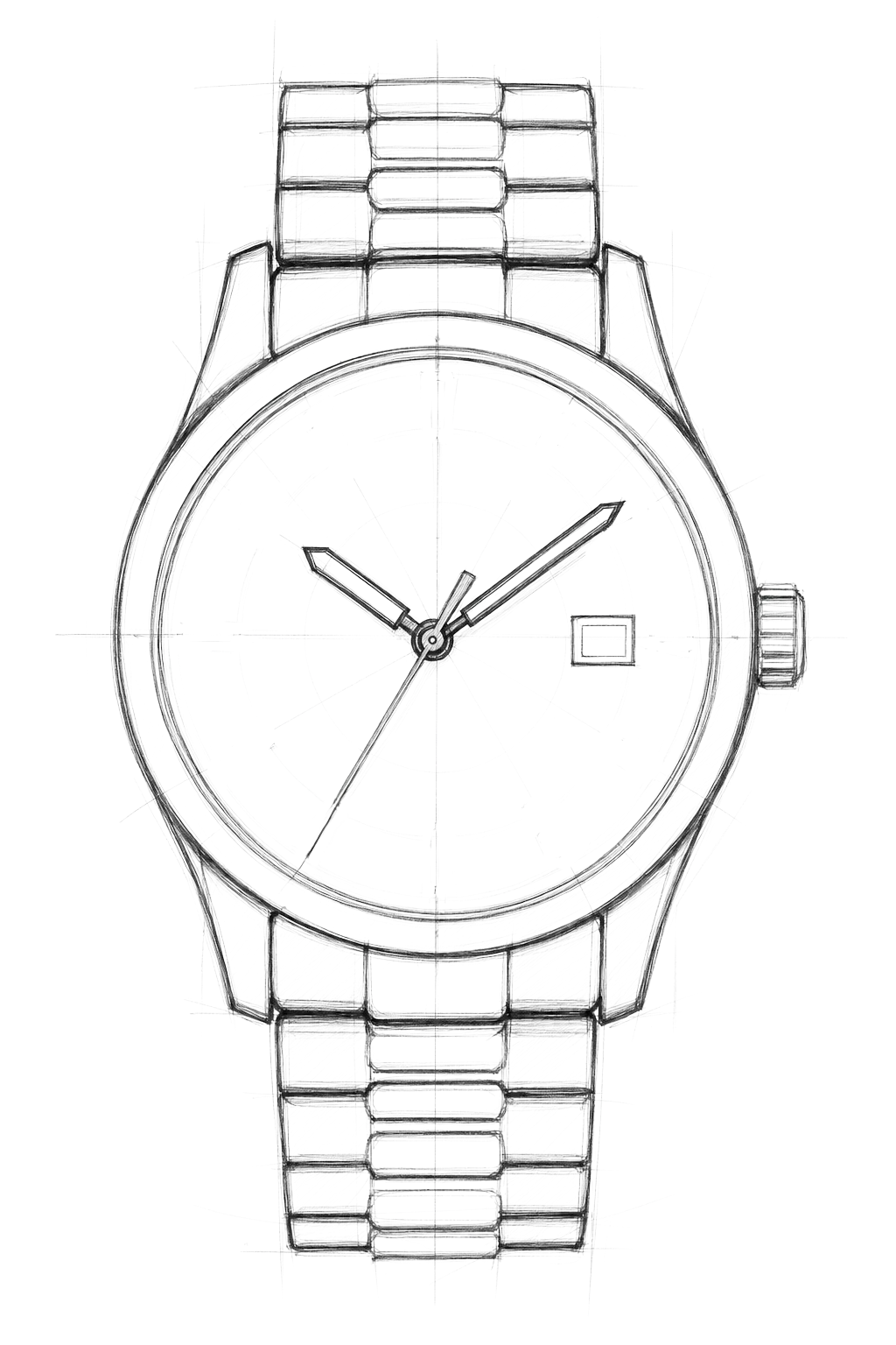 Watch technical diagram