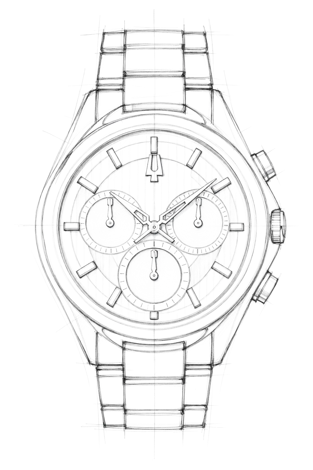 Watch technical diagram