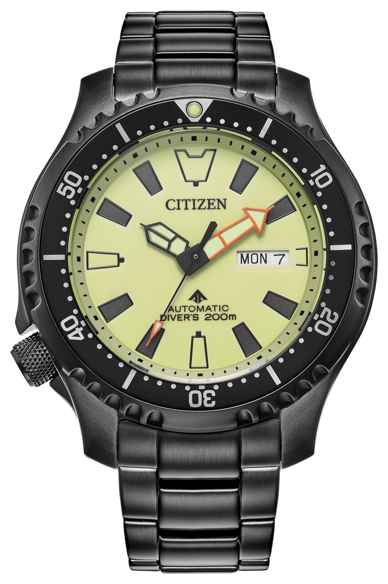 au maison Promaster Dive Automatic Yellow Dial Stainless Steel Bracelet NY0155-58X