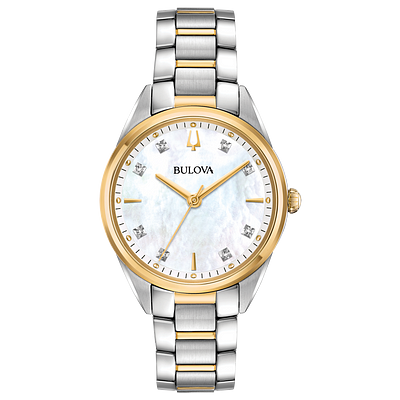 Bulova women's chronograph watch clearance