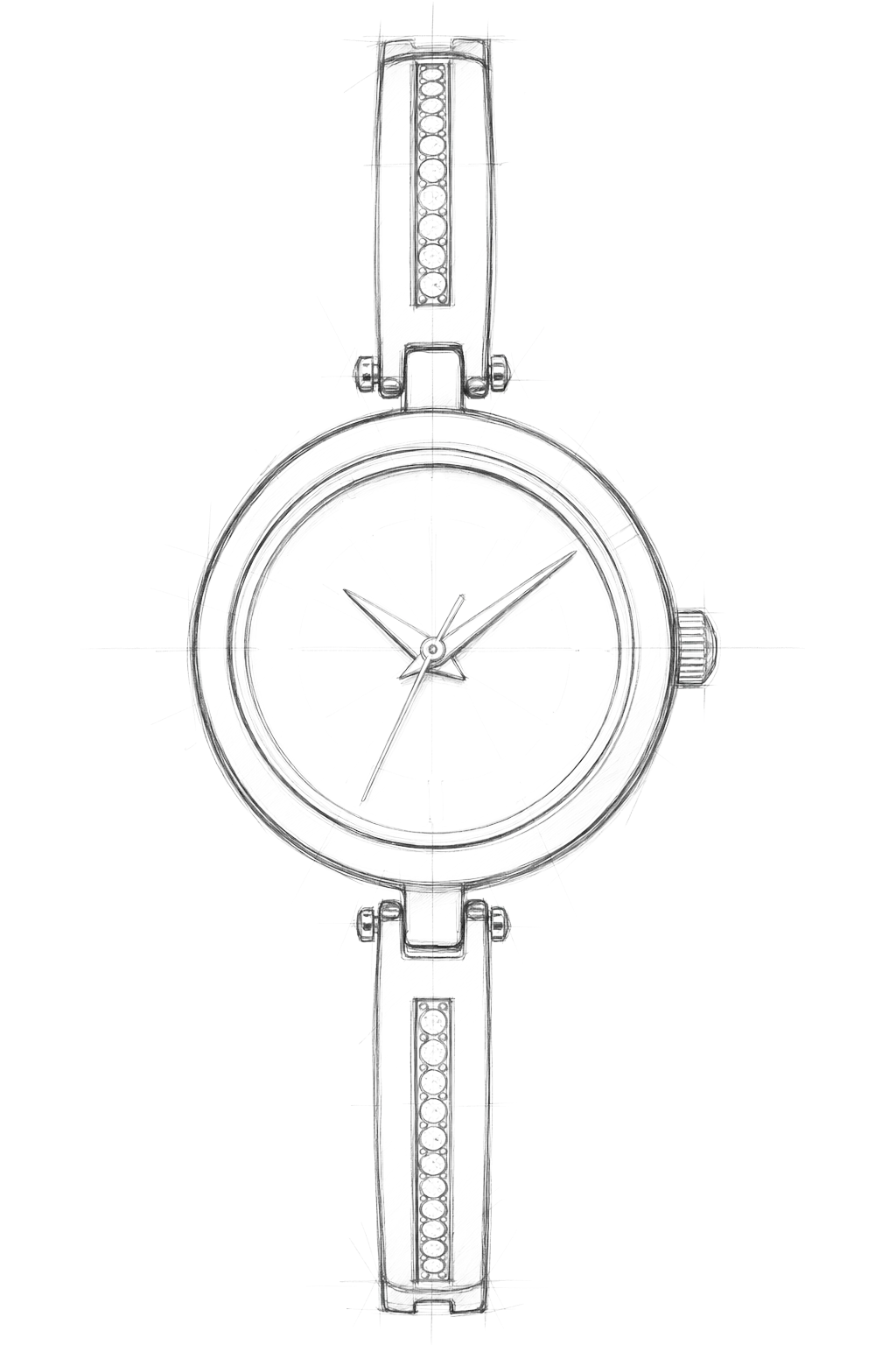 Watch technical diagram
