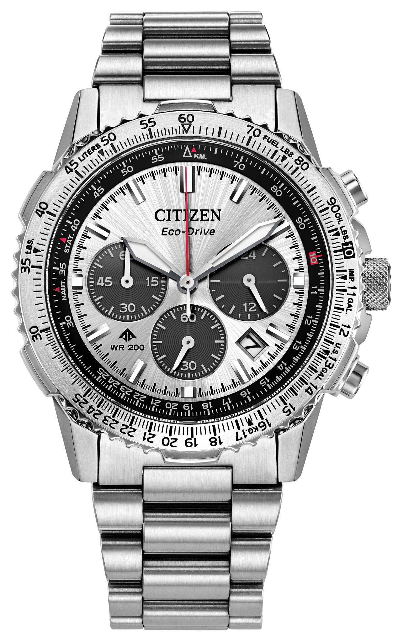 au maison Promaster Navihawk Silver-Tone Dial Stainless Steel Bracelet CA4660-61A