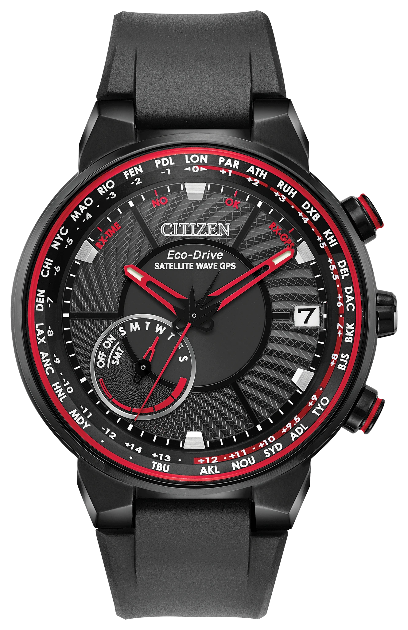 Citizen Satellite Wave GPS Freedom Eco-Drive Black Watch