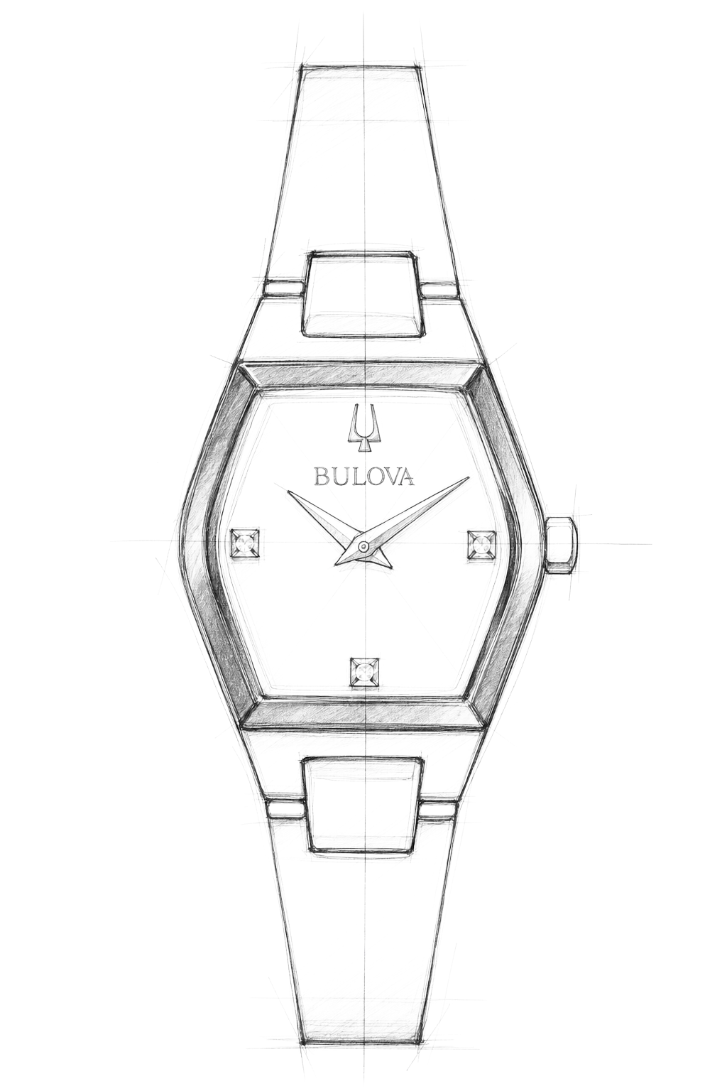 Watch technical diagram