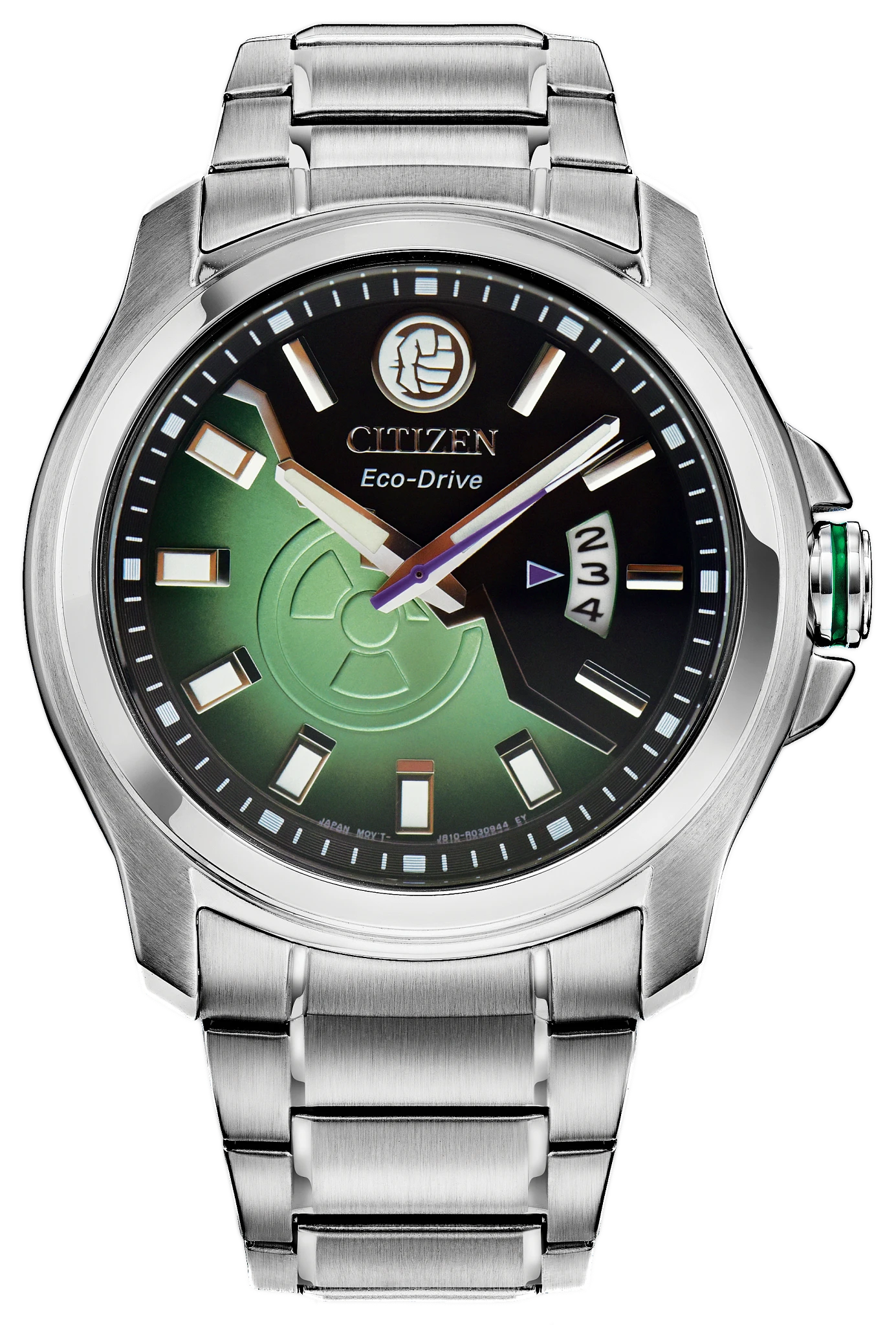 au maison The Hulk Black Dial Stainless Steel Bracelet AW1351-56W