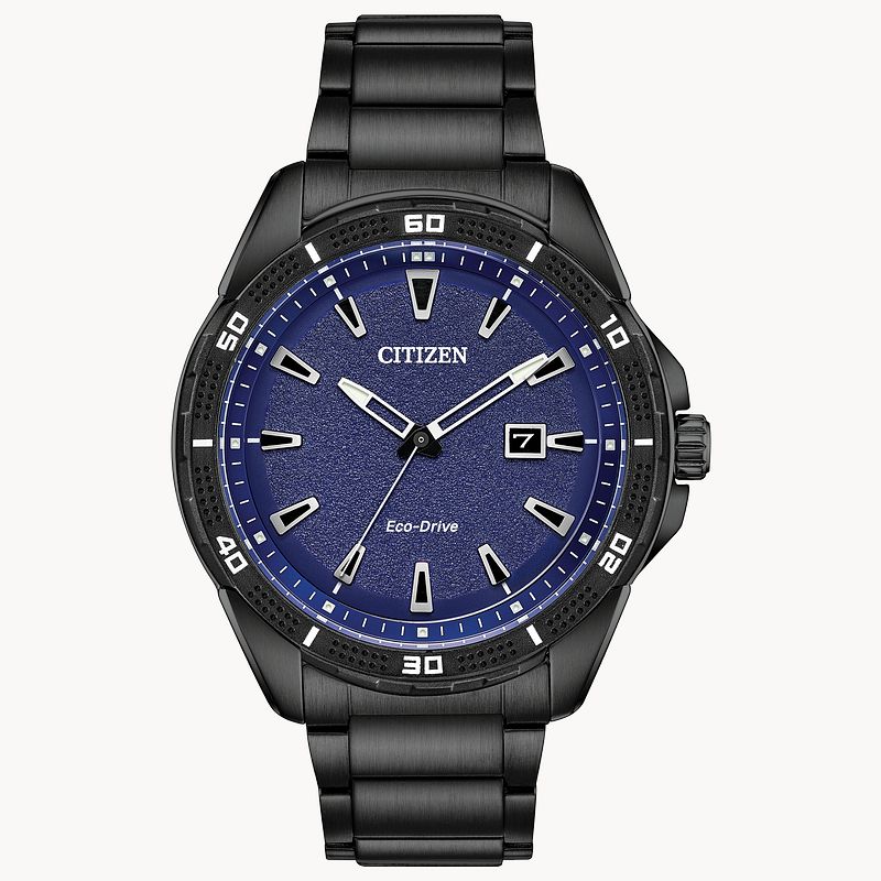 Citizen eco drive black 2025 and blue