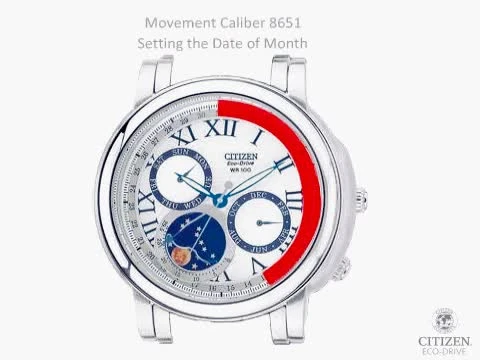 Calendrier White Dial Stainless Steel Bracelet FD0006-56D | CITIZEN