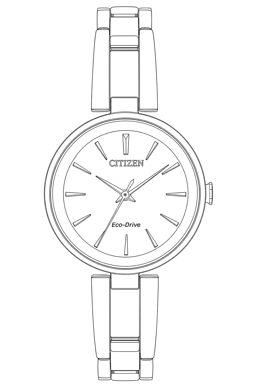 Watch technical diagram