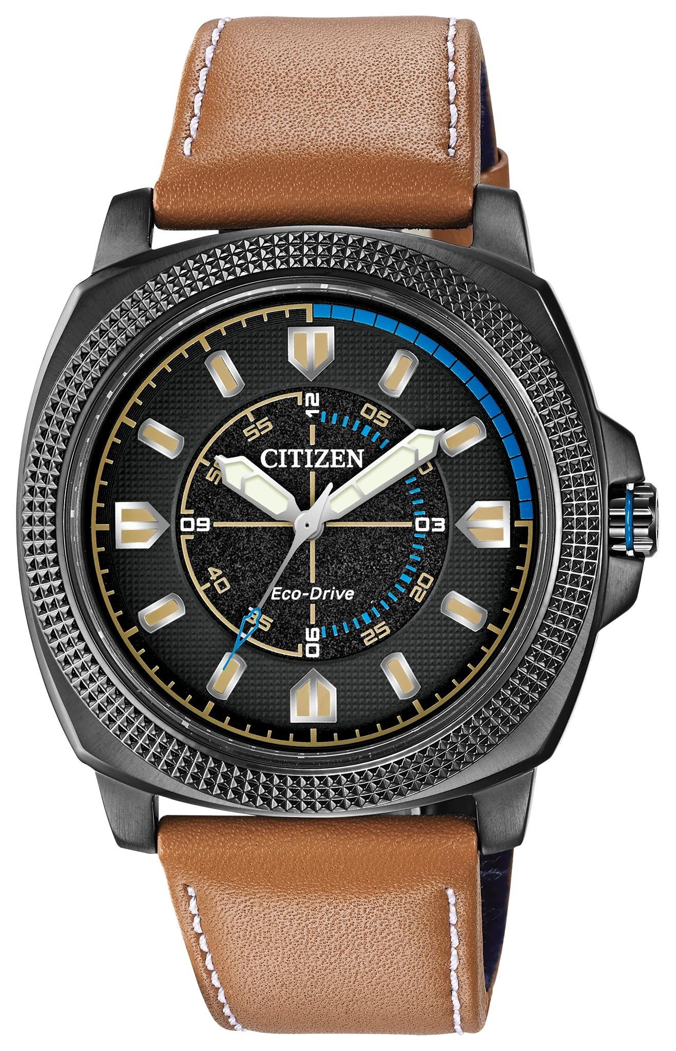 Sport Casual Black Dial Leather Strap BJ6475-00E | CITIZEN
