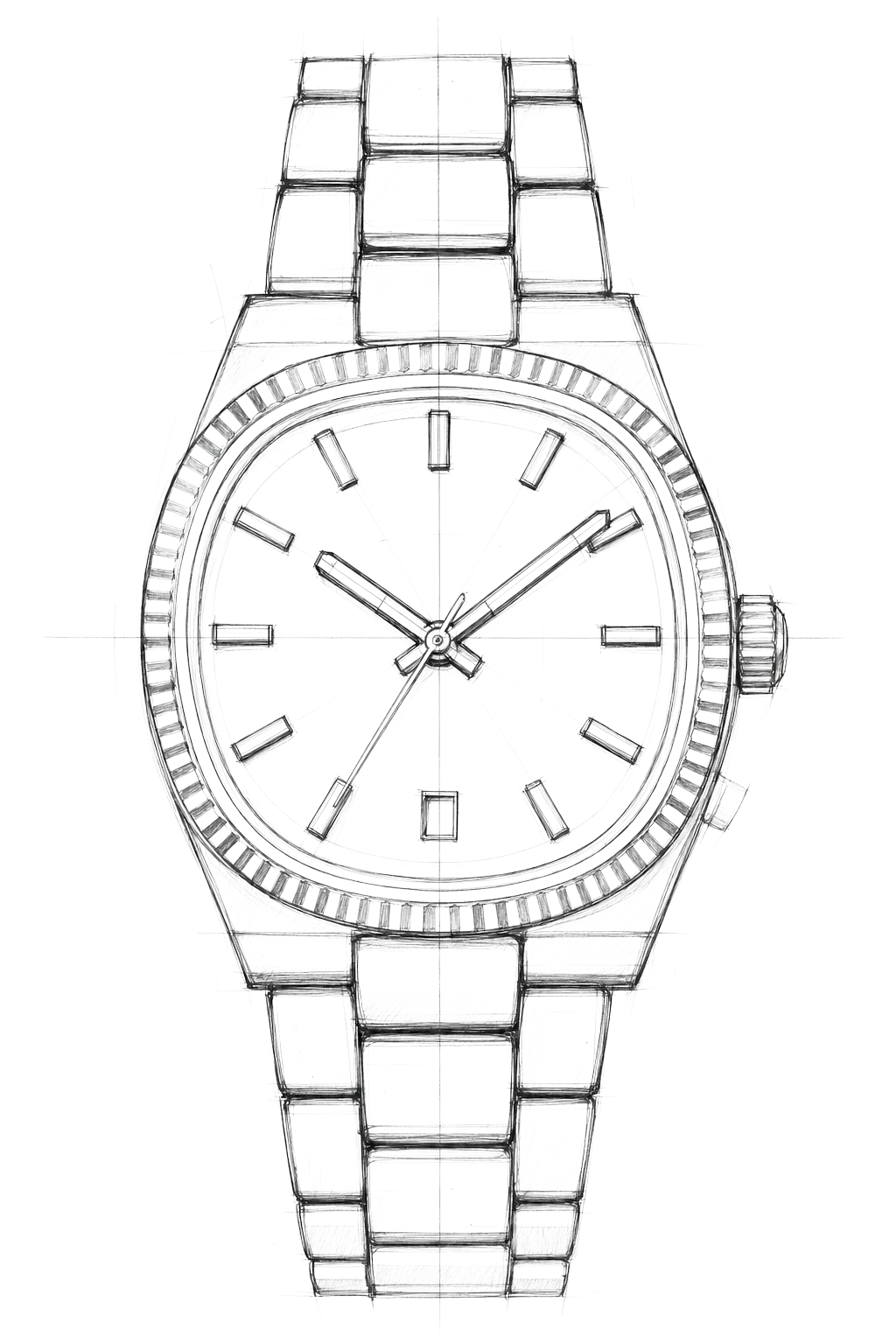 Watch technical diagram