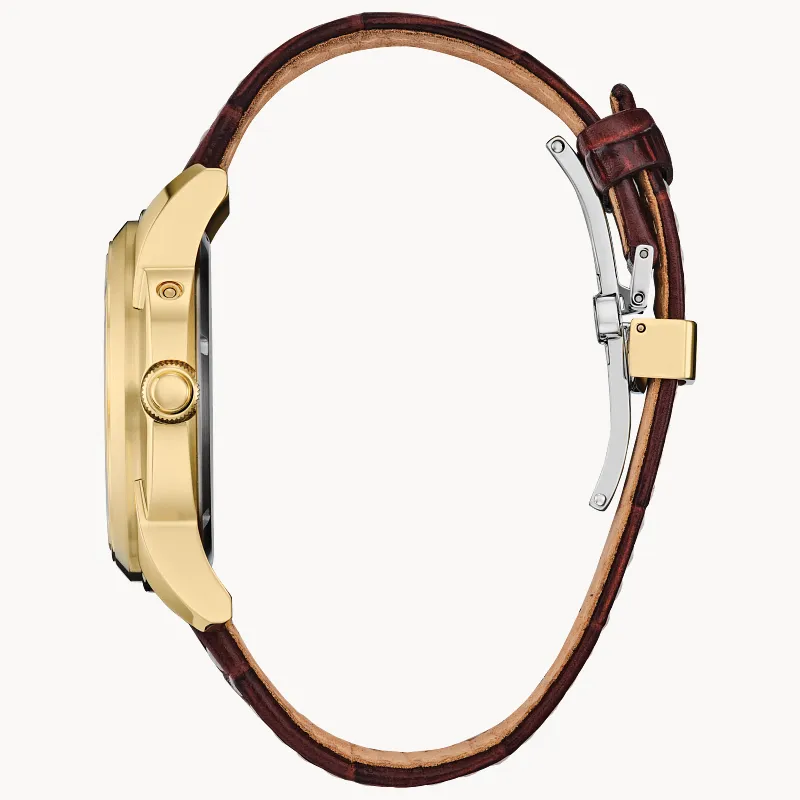 Calendrier Gold-Tone Dial Leather Strap BU0082-06P | CITIZEN Calendrier Gold-Tone Dial Leather Strap BU0082-06P | CITIZEN