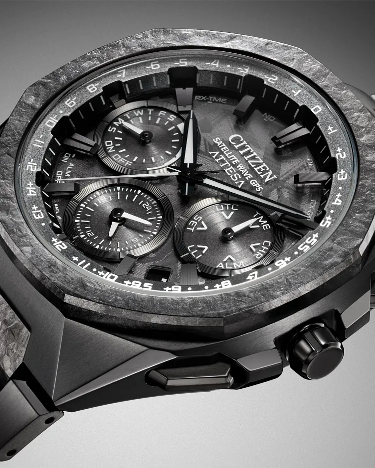 ATTESA Black Dial Super Titanium Bracelet CC4107-80H | CITIZEN ATTESA Black Dial Super Titanium Bracelet CC4107-80H | CITIZEN