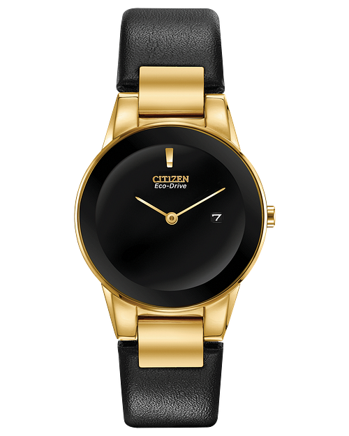 Citizen eco drive axiom best sale gold