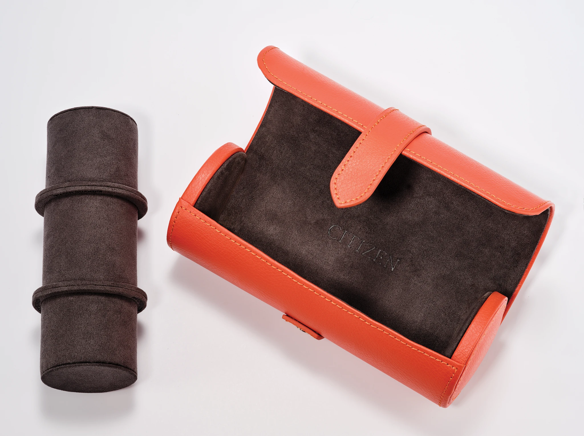 Orange Triple Watch Roll