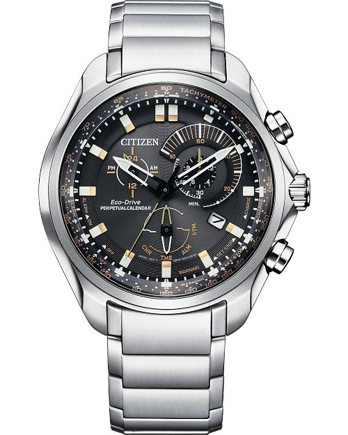 Sport Chronograph Black Dial Stainless Steel Bracelet BL5600-53E | CITIZEN