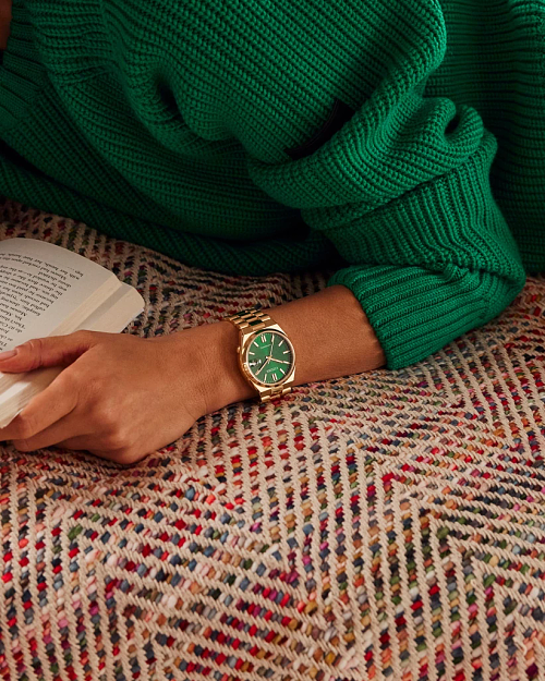 【日本未発売】CITIZEN シチズン TSUYOSA ゴールド NJ0152-51X TSUYOSA Green Dial Stainless Steel Bracelet NJ0152-51X | CITIZEN