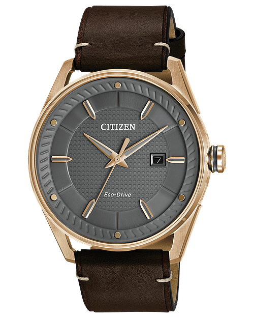 2-Tone Citizen Eco-Drive Men's Corso Rose Gold Watch