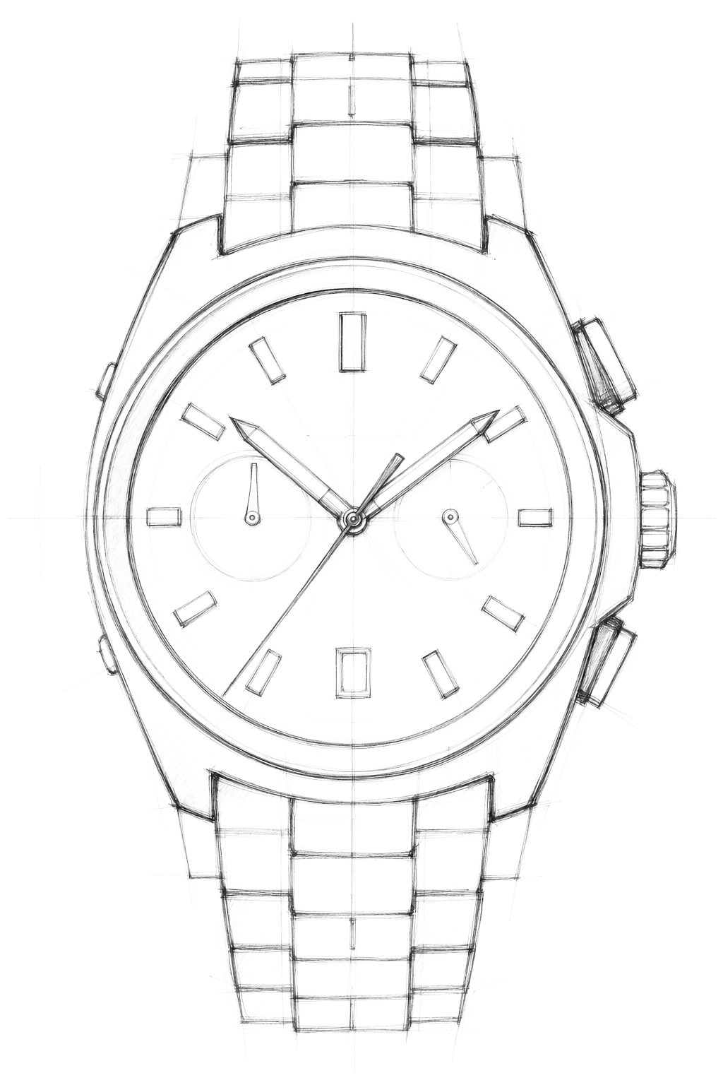 Watch technical diagram