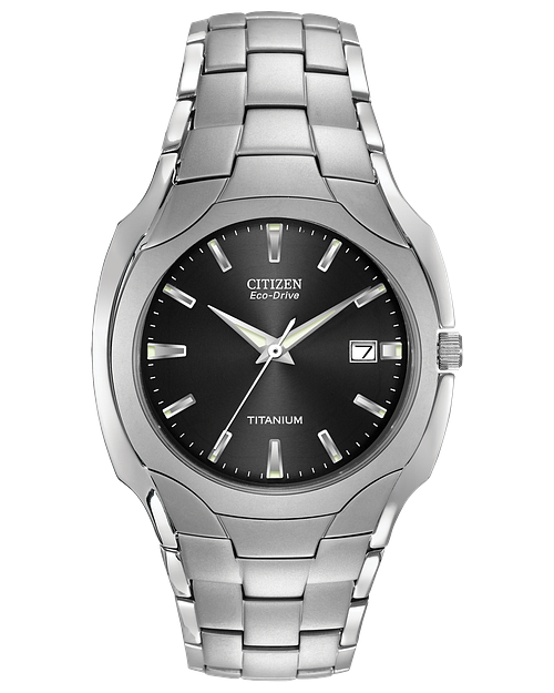 Paradigm - Men's Eco-Drive 3-Hand Silver Steel Date Watch | CITIZEN