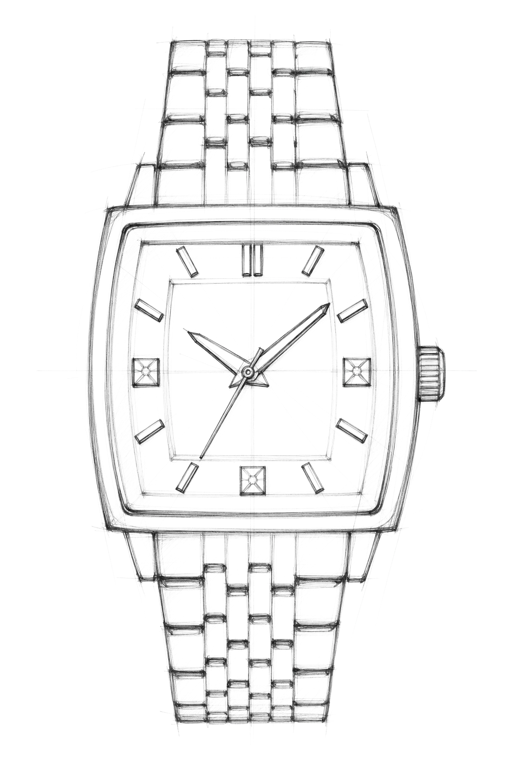 Watch technical diagram