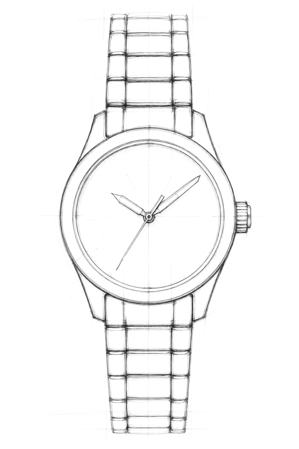 Watch technical diagram