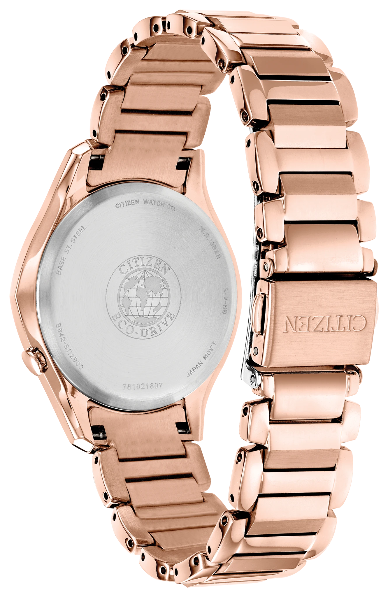 M1号　マタンゴ　スタンダード　ピンク　美品 Modena - Ladies Eco-Drive EM0593-56A Pink Steel Watch