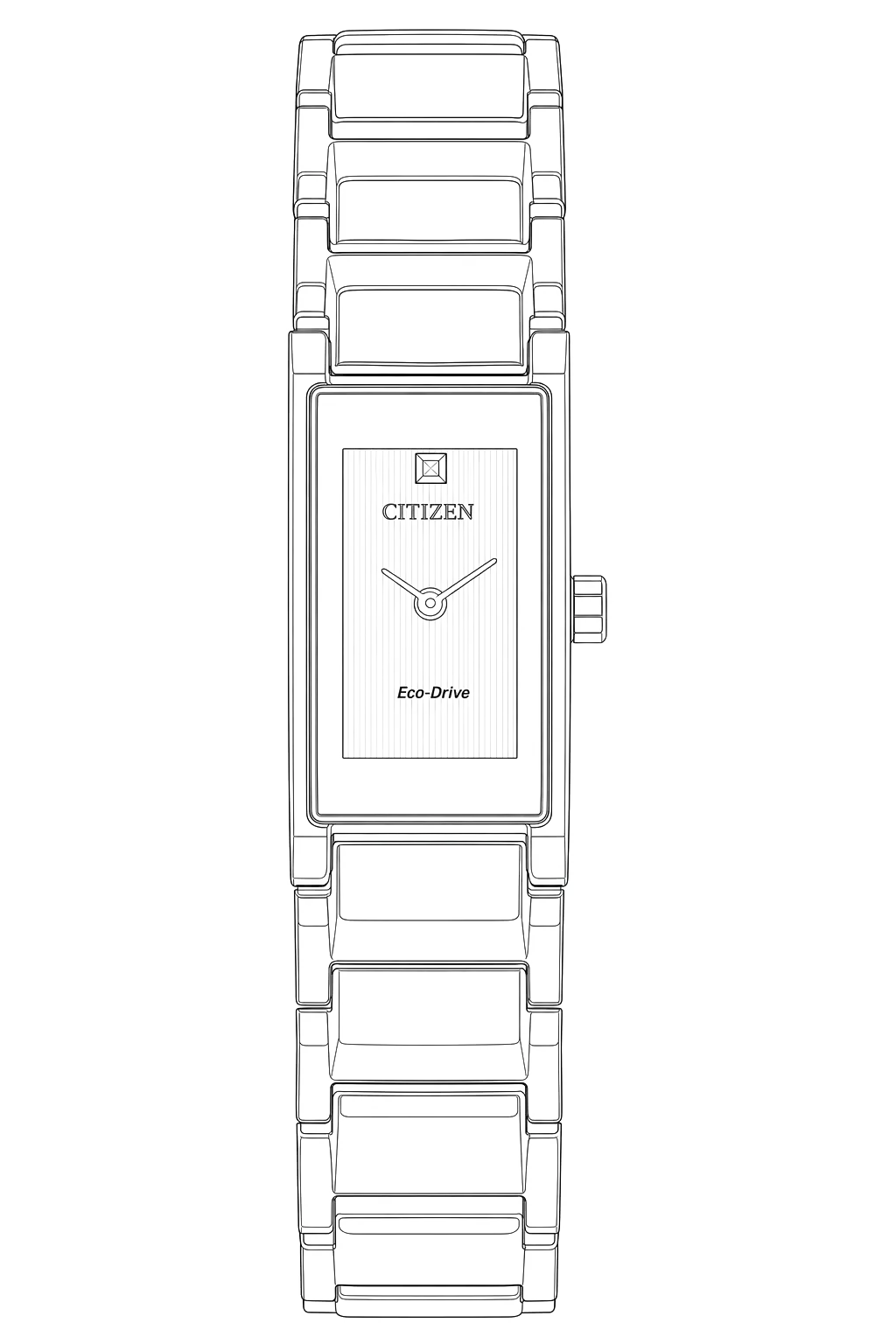 Watch technical diagram
