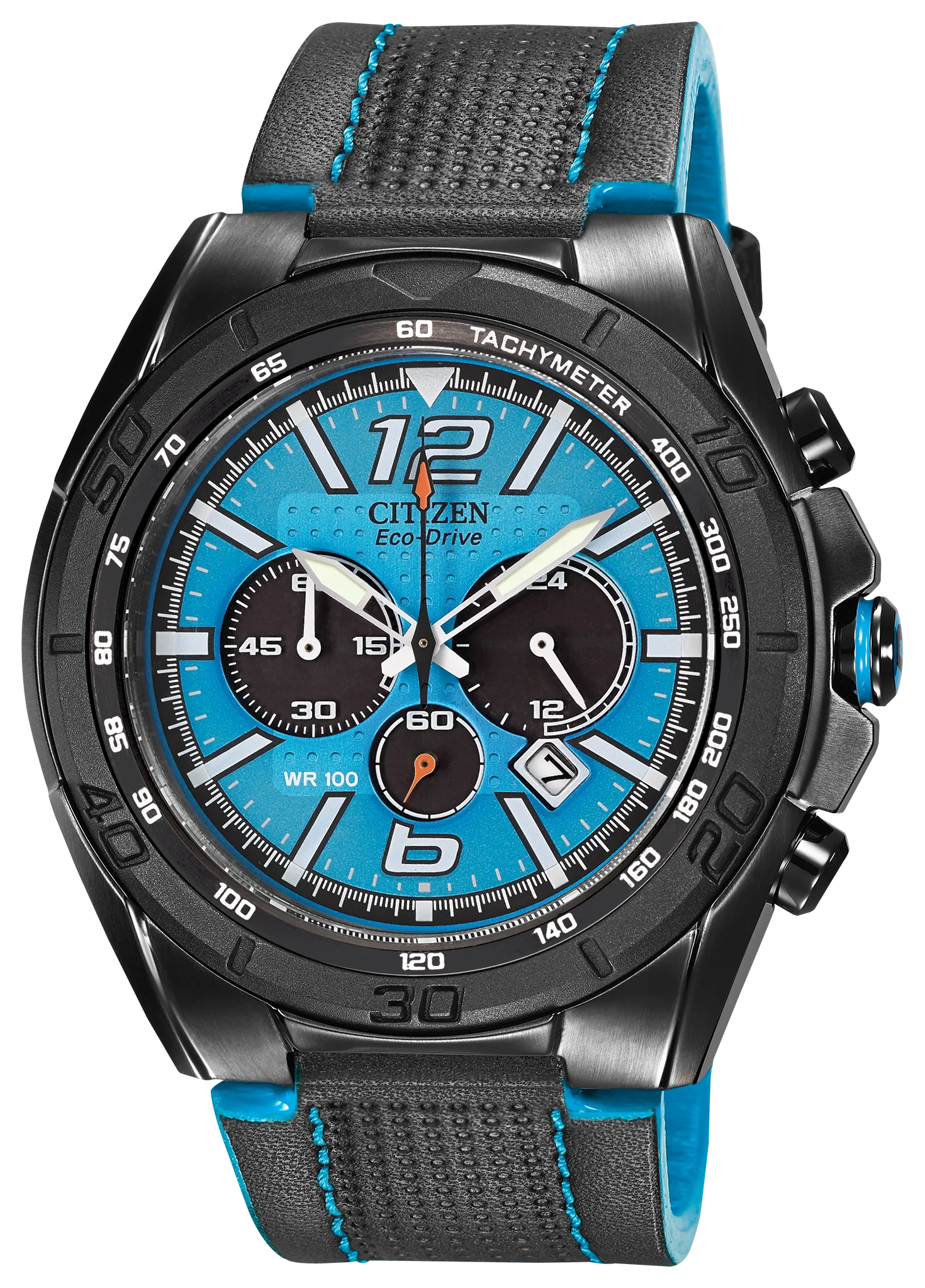 Sport Casual Blue Dial Leather Strap CA4148-00L | CITIZEN