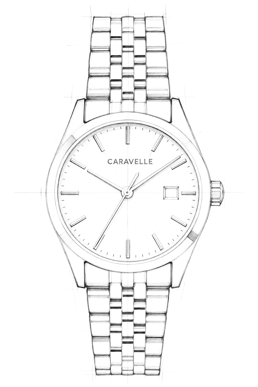 Watch technical diagram