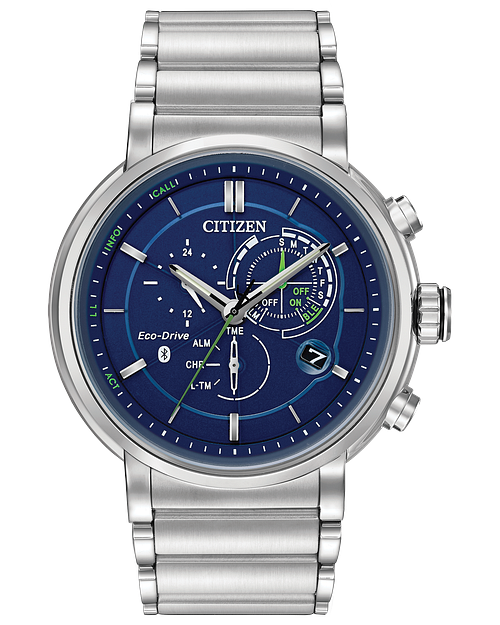 Proximity Blue Dial Stainless Steel Bracelet BZ1000-54L | CITIZEN