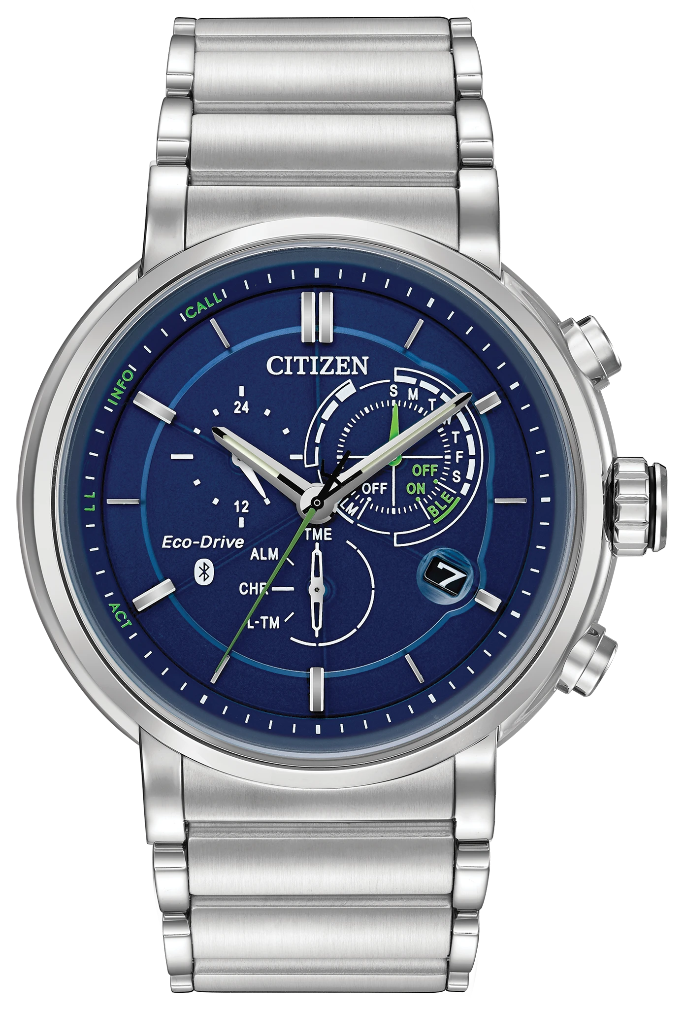 Proximity Blue Dial Stainless Steel Bracelet BZ1000-54L | CITIZEN
