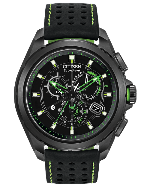 Proximity Black Dial Polyurethane Coated Leather Strap AT7035 01E