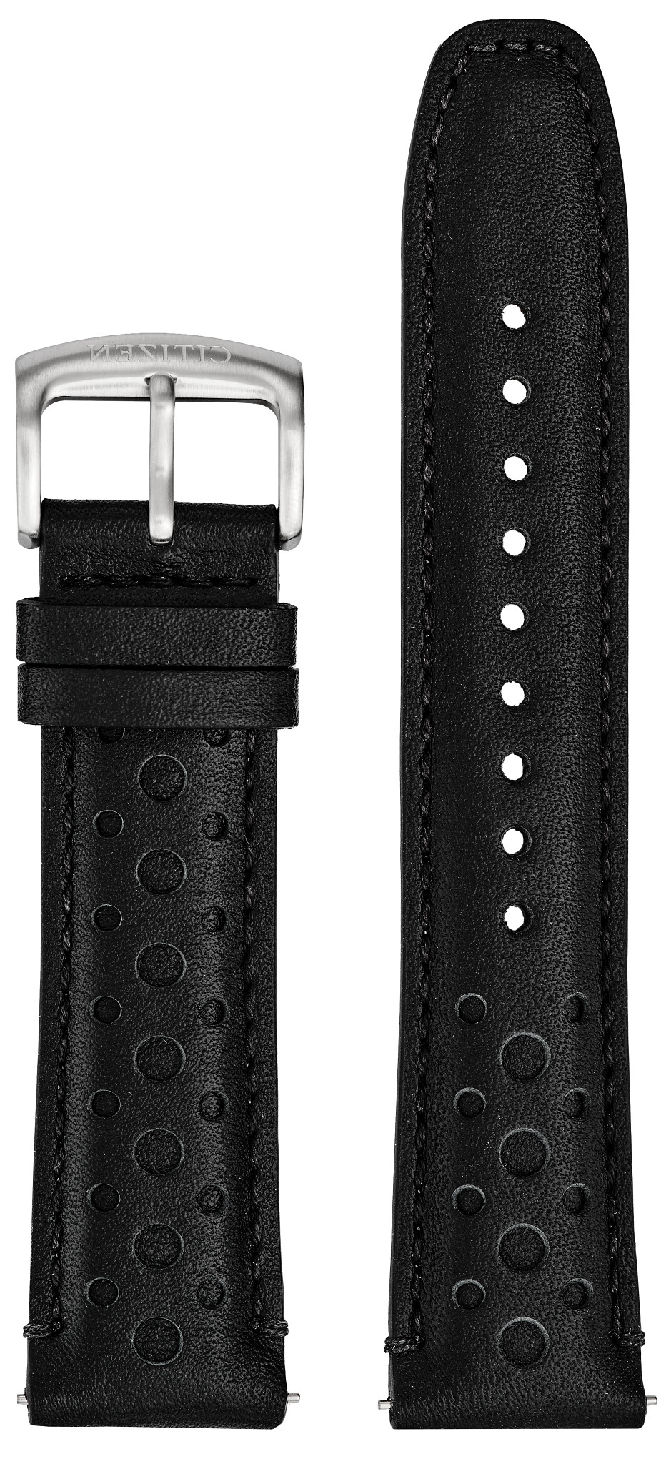 Black Leather Strap (22mm)