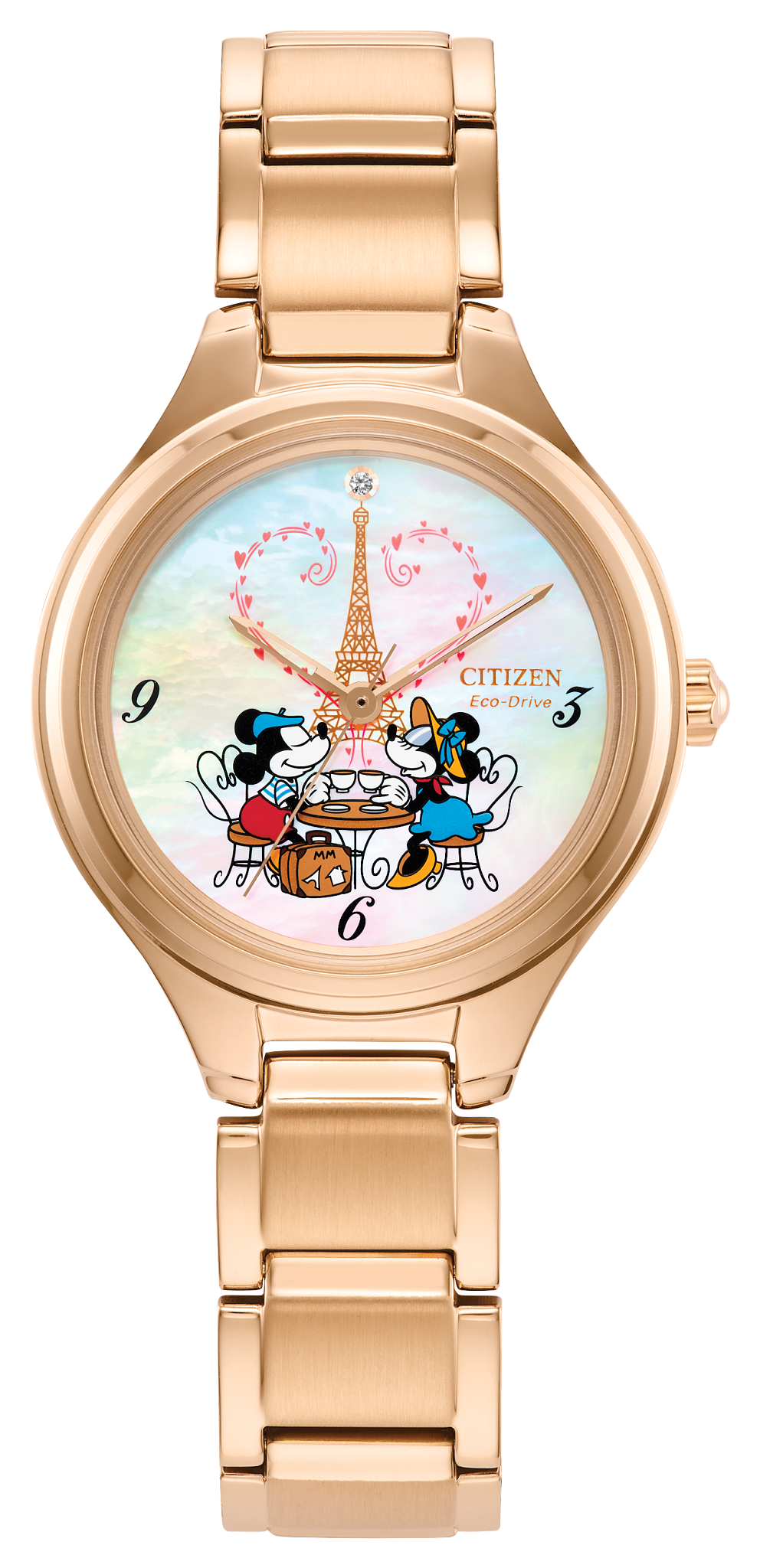 Citizen Mickey Mouse & Minnie Mouse Take Paris FE2103-52D
