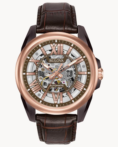 Bulova automatic 2025 rose gold