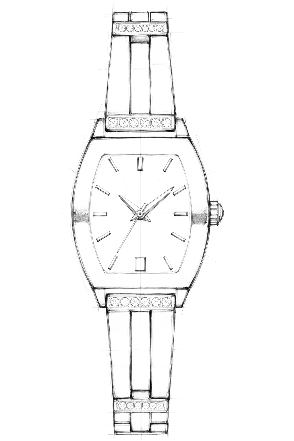 Watch technical diagram