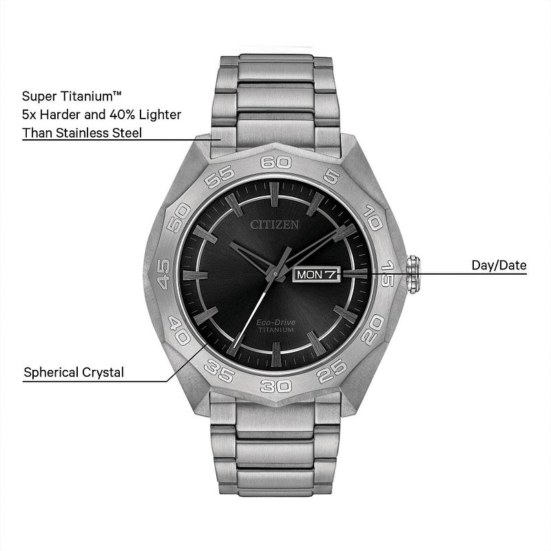 Citizen eco drive titanium aw0060 deals
