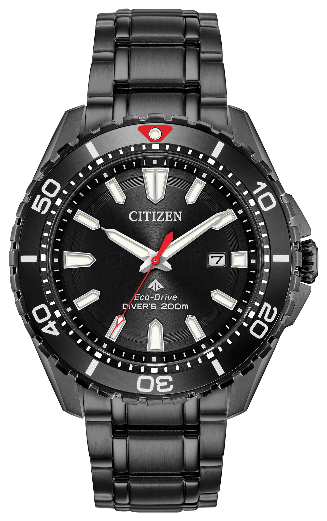 Citizen シチズン Eco-Drive promaster 【美品】 Promaster Diver - Men's Eco-Drive BN0195-54E Black Watch | CITIZEN