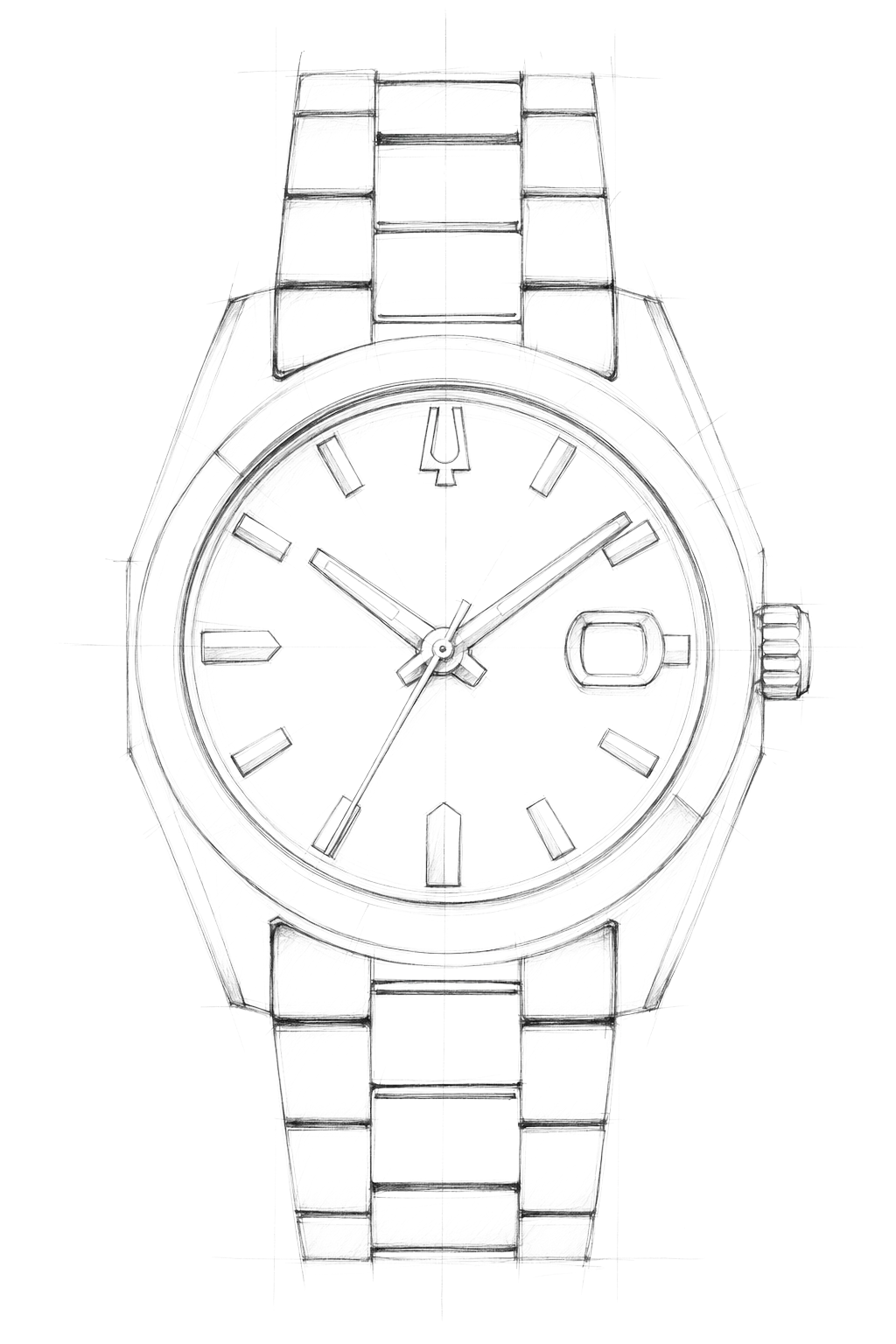 Watch technical diagram