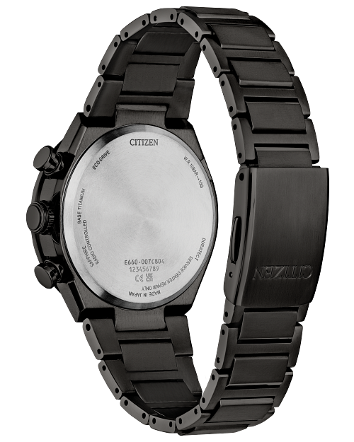 ATTESA Blue Dial Super Titanium with DLC Coating Bracelet ATTESA Blue Dial Super Titanium with DLC Coating Bracelet