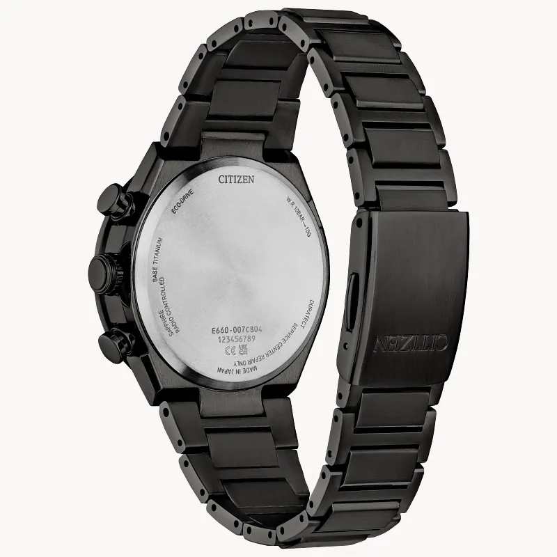 ATTESA Blue Dial Super Titanium with DLC Coating Bracelet ATTESA Blue Dial Super Titanium with DLC Coating Bracelet