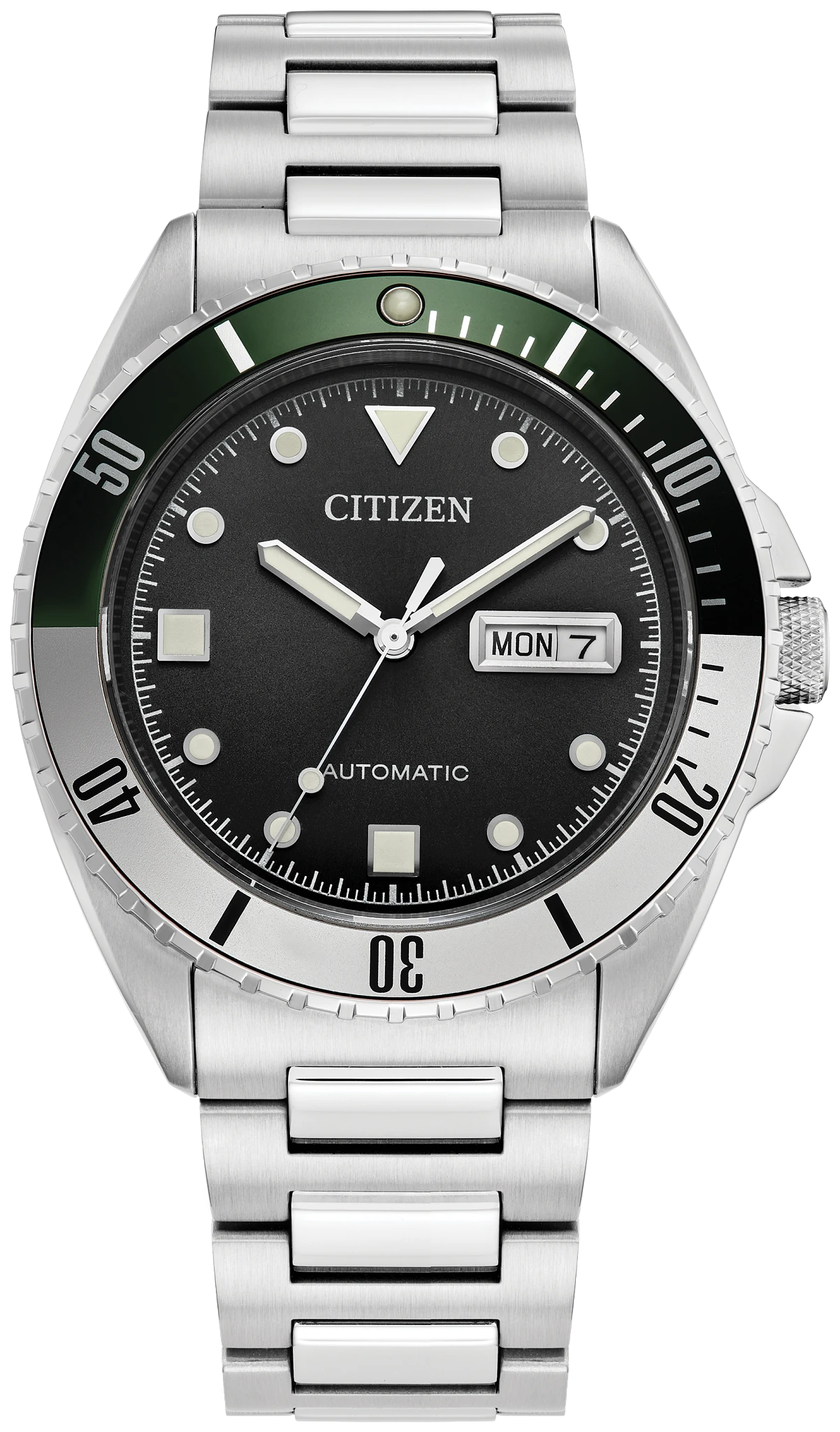 au maison Sport Automatic Black Dial Stainless Steel Bracelet NH7531-50E