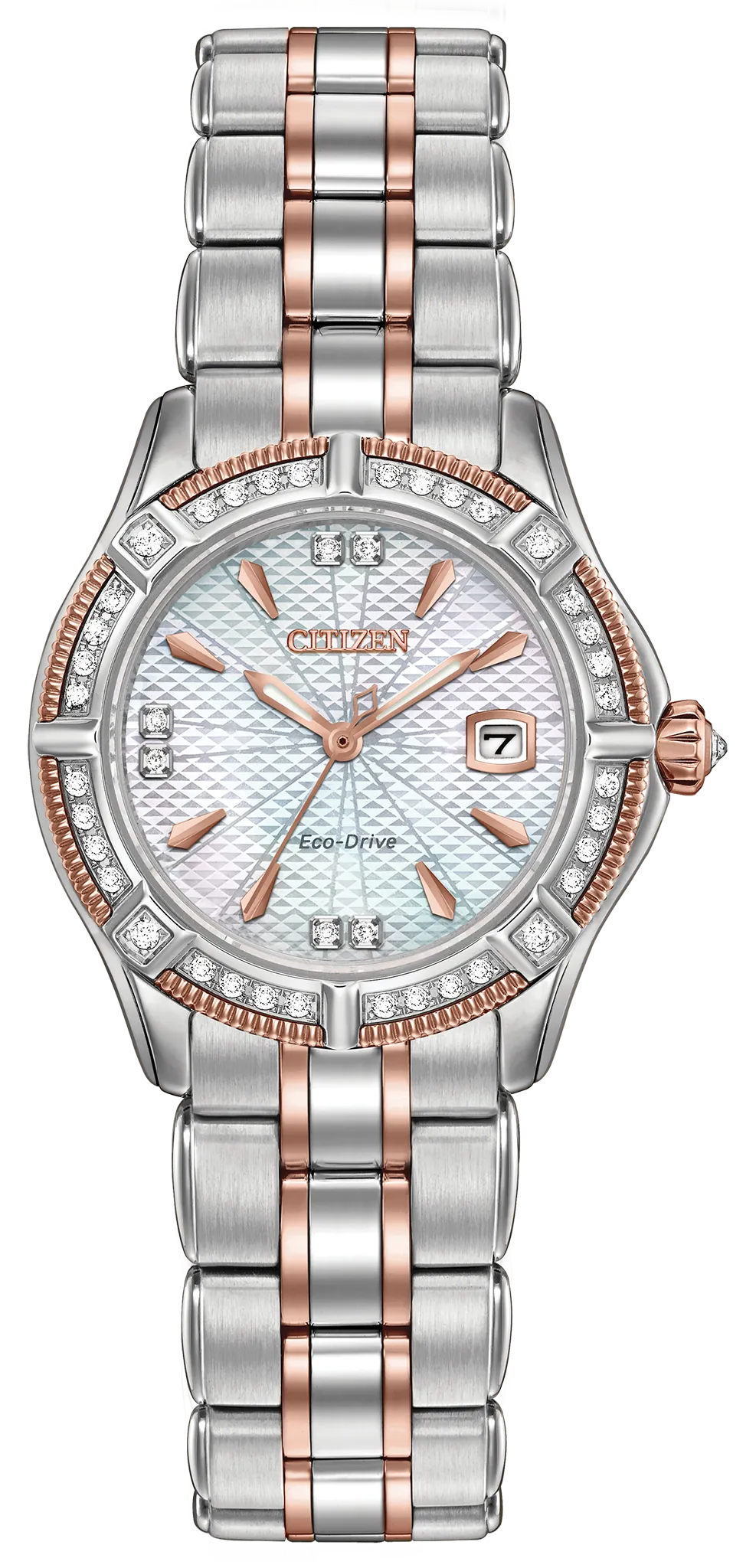 Arezzo - Ladies Eco-Drive EW2276-80D Mother-of-Pearl Watch