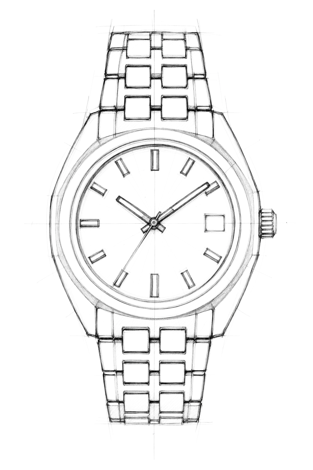 Watch technical diagram