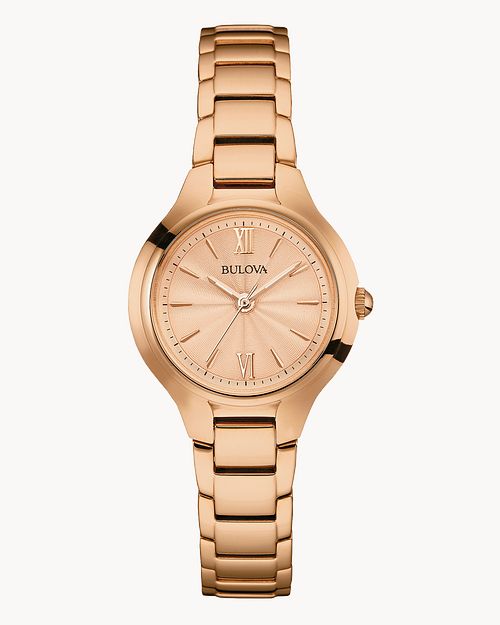 Bulova Classic Women's Rose Gold Stainless Steel Classic Watch | Bulova