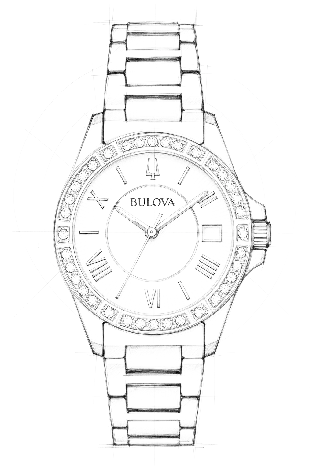 Watch technical diagram