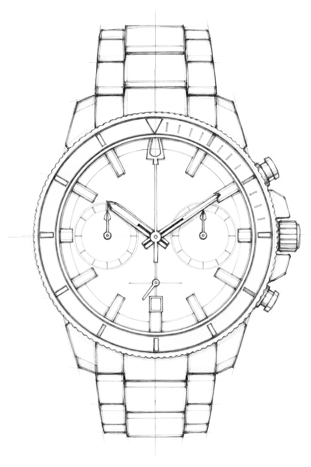Watch technical diagram