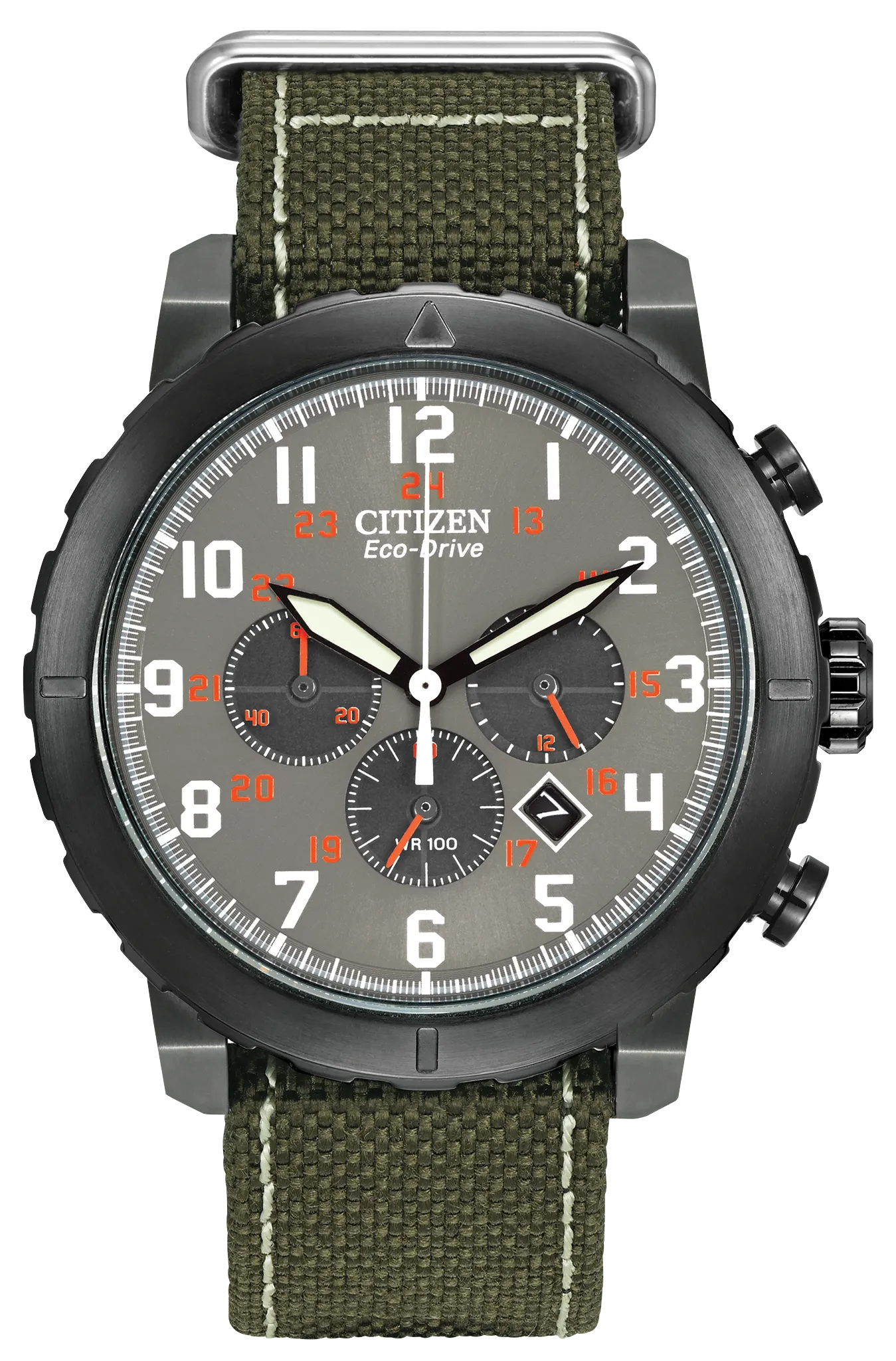 Brycen Gray Dial Nylon Strap CA4098-14H | CITIZEN
