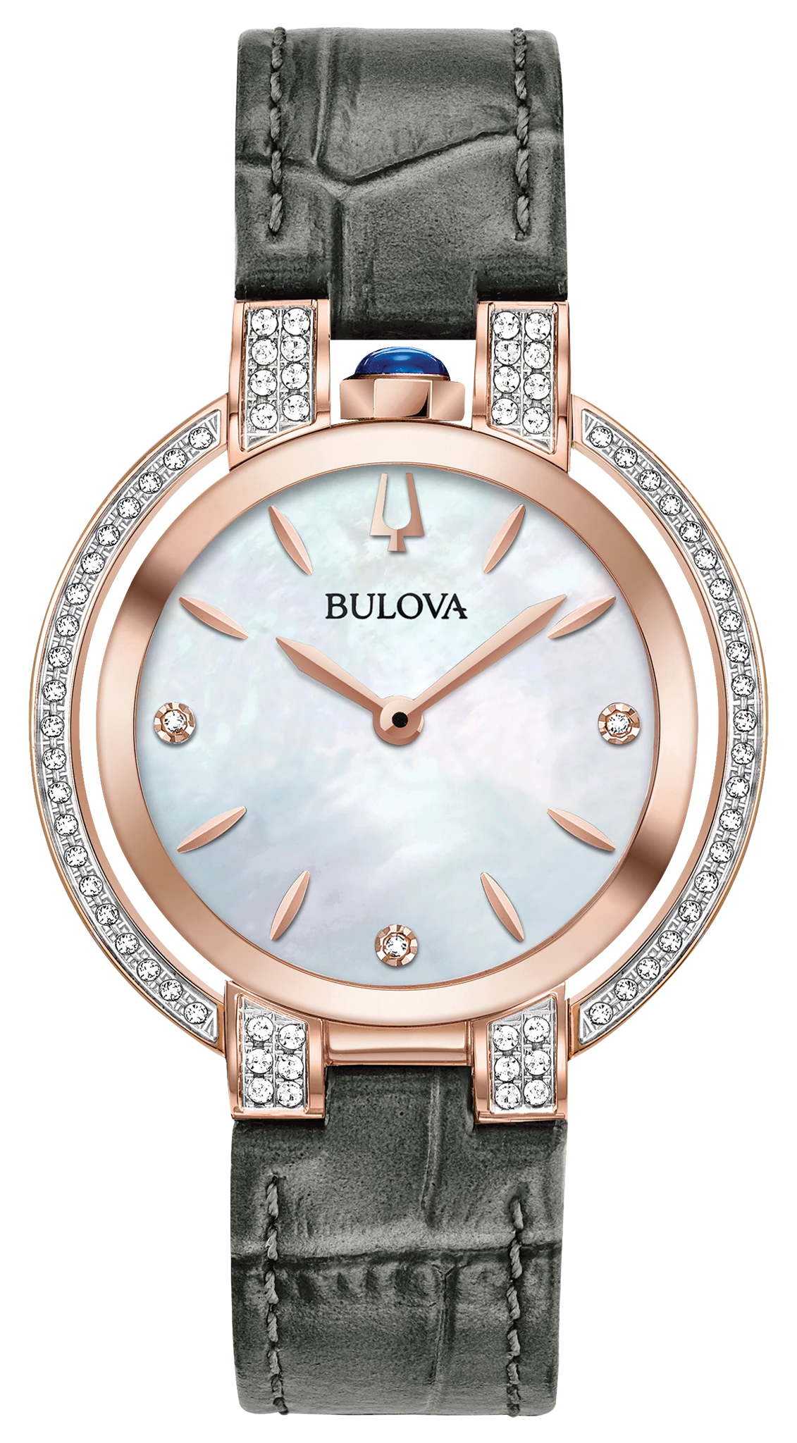 Bulova Rubaiyat Quartz Ladies Watch, Stainless Steel with Black Leather StrapDiamond , Silver-Tone (Model: 96R217)並行輸入 Ladies\u0027 Bulova 150th Anniversary Edition Rubaiyat Four Seasons